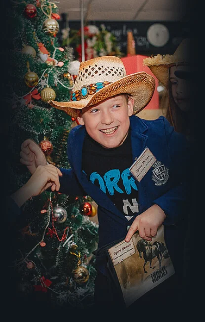 Новый год в школе в Таганроге.